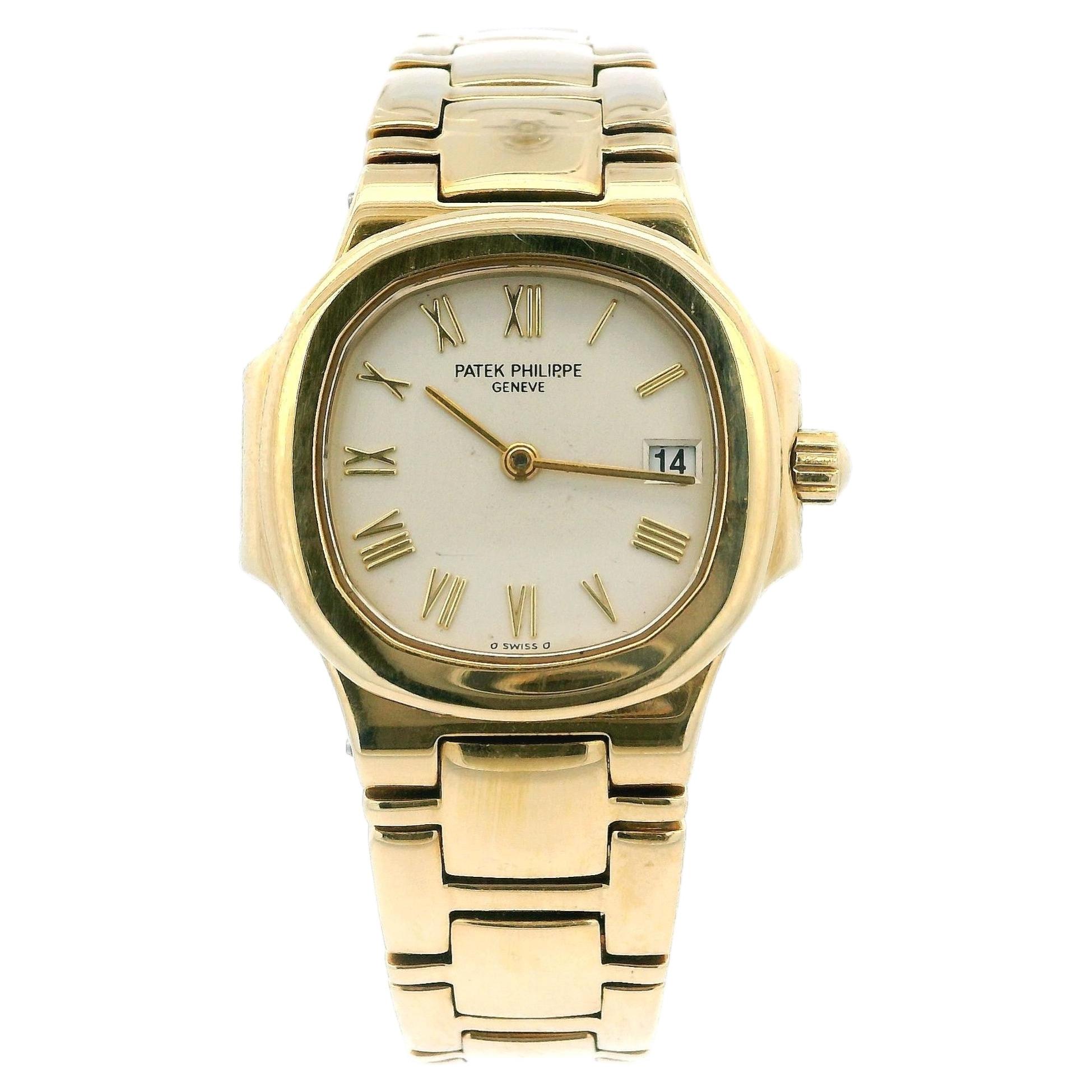 Patek Philippe Nautilus 4700/051 18K Yellow Gold Ladies Watch For Sale