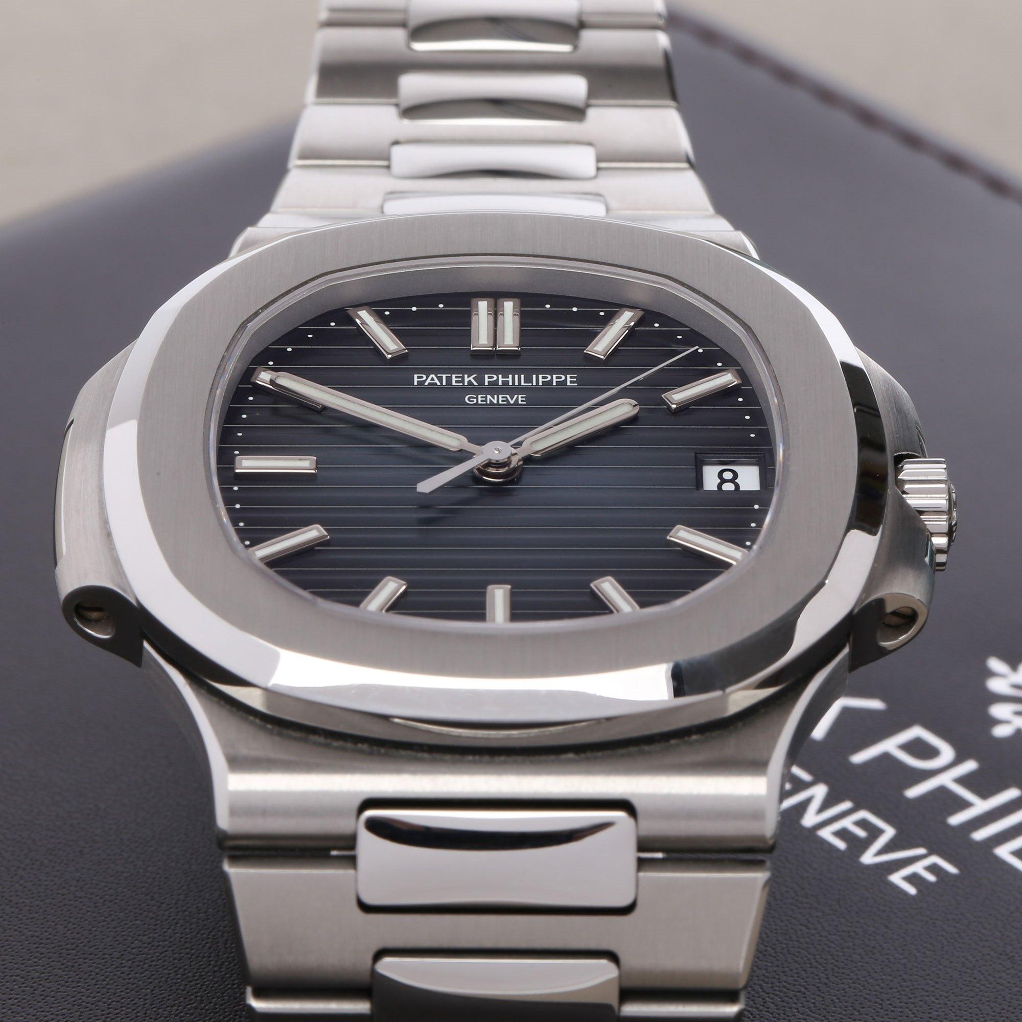 Patek Philippe Nautilus 5711/1A-010 Men's Stainless Steel Unpolished Watch 2