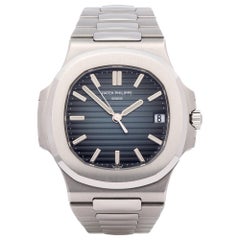 Used Patek Philippe Nautilus 5711/1A-010 Men's Stainless Steel Unpolished Watch