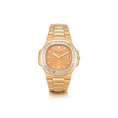 Patek Philippe Nautilus 5723/ /1R-001 18k Rose Gold Diamond Set Watch