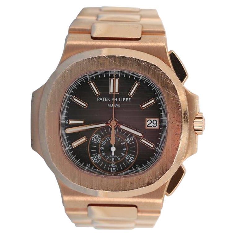 Patek Philippe Nautilus 5980/1R-001 Rose Gold unboxed For Sale