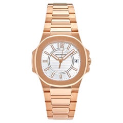Patek Philippe Nautilus 7011/1R-001 « Ladies » cadran en or rose et argent (2016)