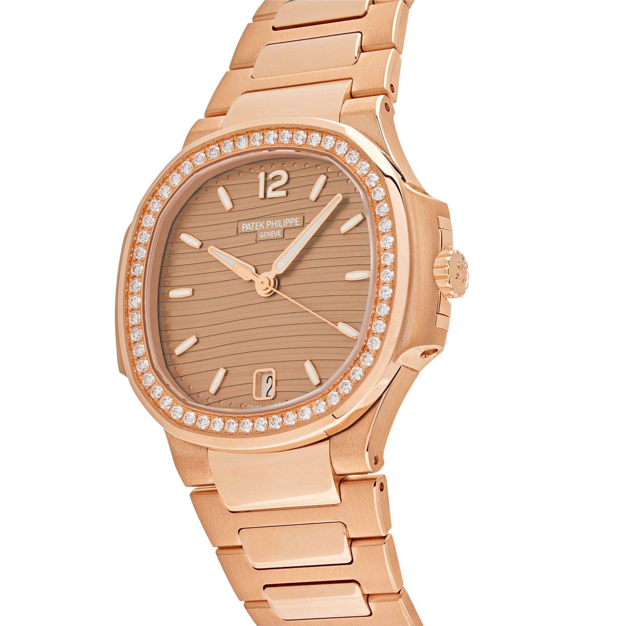 Patek Philippe Nautilus 7118/1200R-010 'Ladies' Rose Gold (2025) In New Condition For Sale In New York, NY