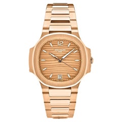 Patek Philippe Nautilus 7118/1R-010 'Ladies' Rose Gold Golden Dial (2022)