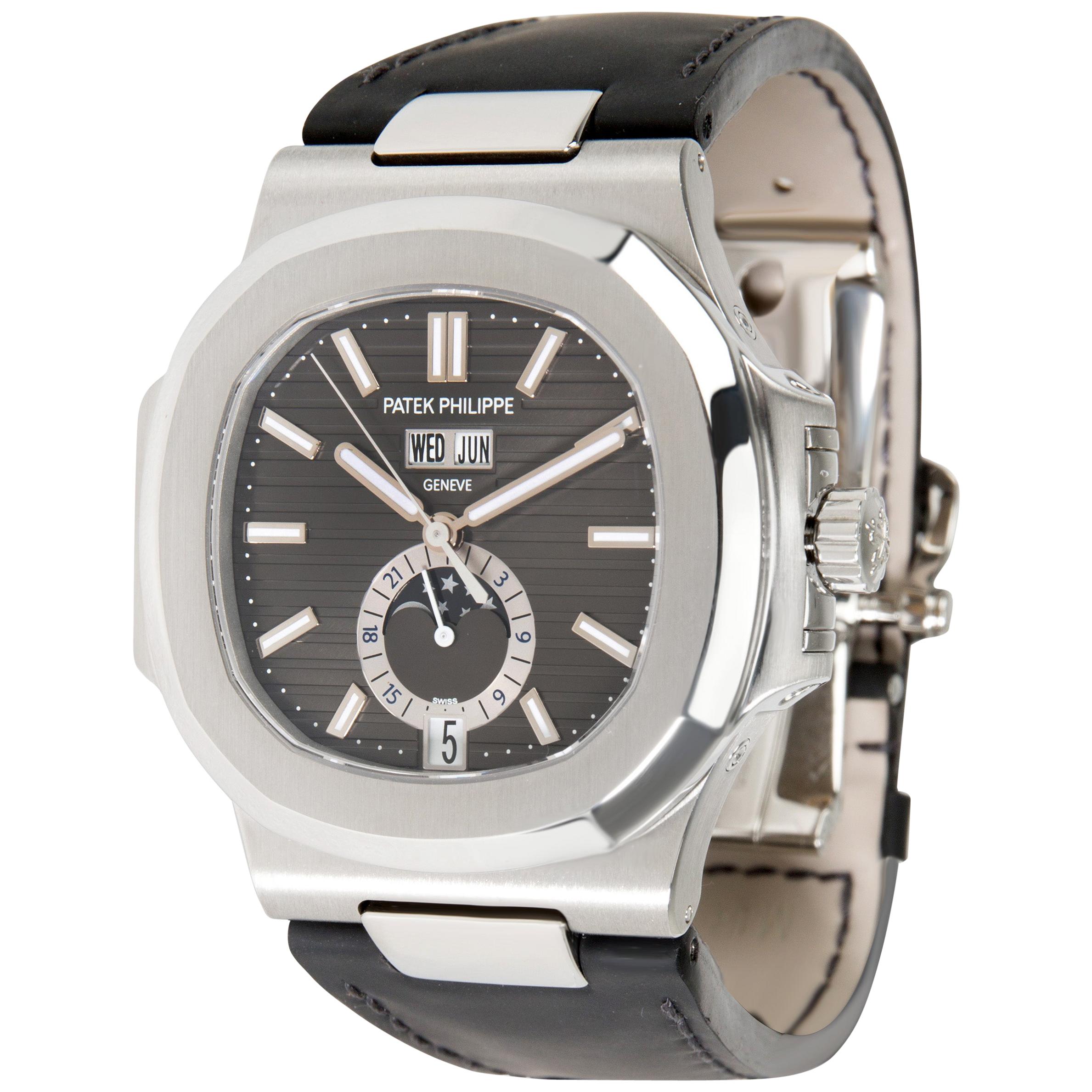 Patek Philippe Nautilus Annual Calendar 5726A-001 Men's Watch in Stainless Steel