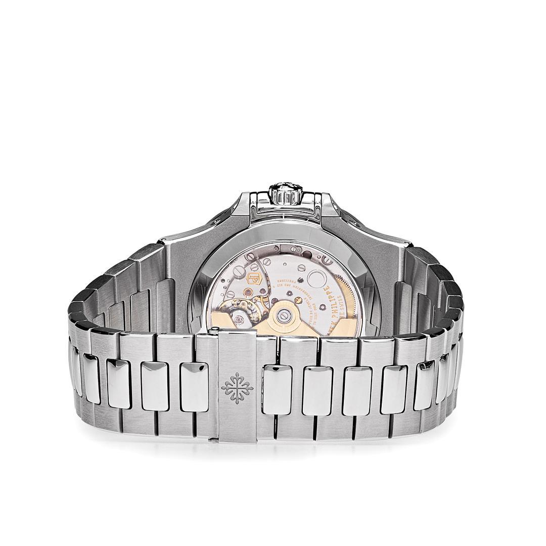 Women's or Men's Patek Philippe Nautilus Annual Calendar Moon Phase 5726/1A-001 Pre-Owned 2017 For Sale