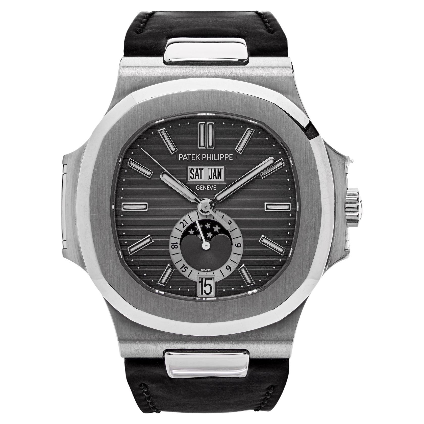Patek Philippe Nautilus Annual Calendar Moon Phases 5726A-001, 2020 For Sale