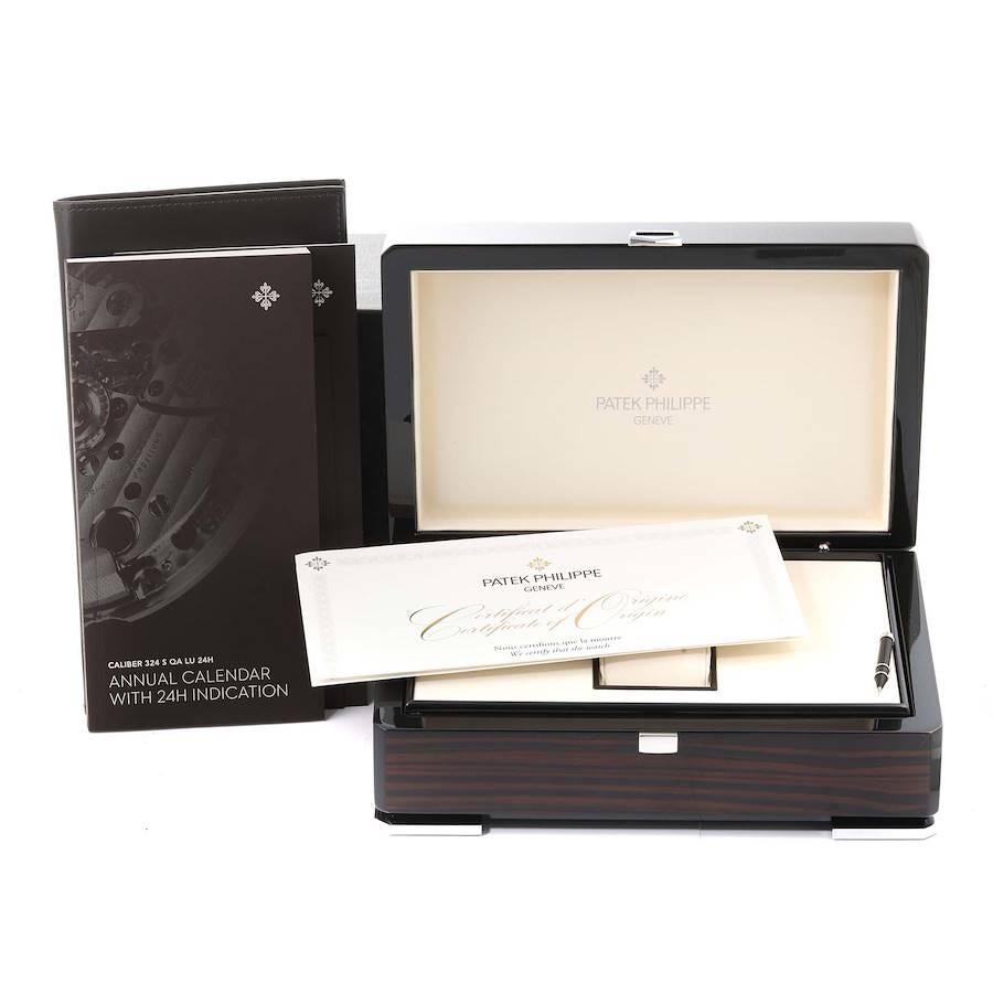 Patek Philippe Nautilus Annual Calendar Moonphase Steel Watch 5726 Box Papers For Sale 2