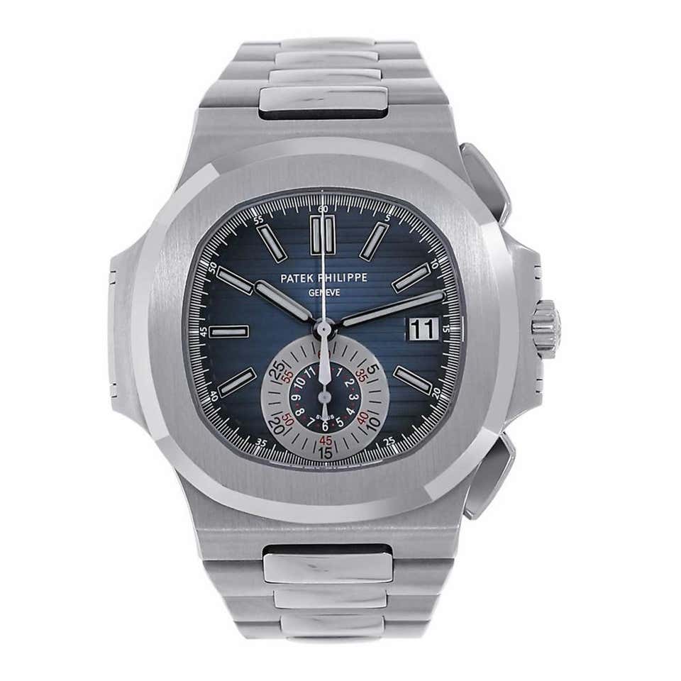 Patek Philippe Nautilus Chronogaph Stainless Steel Watch 5980/1A001
