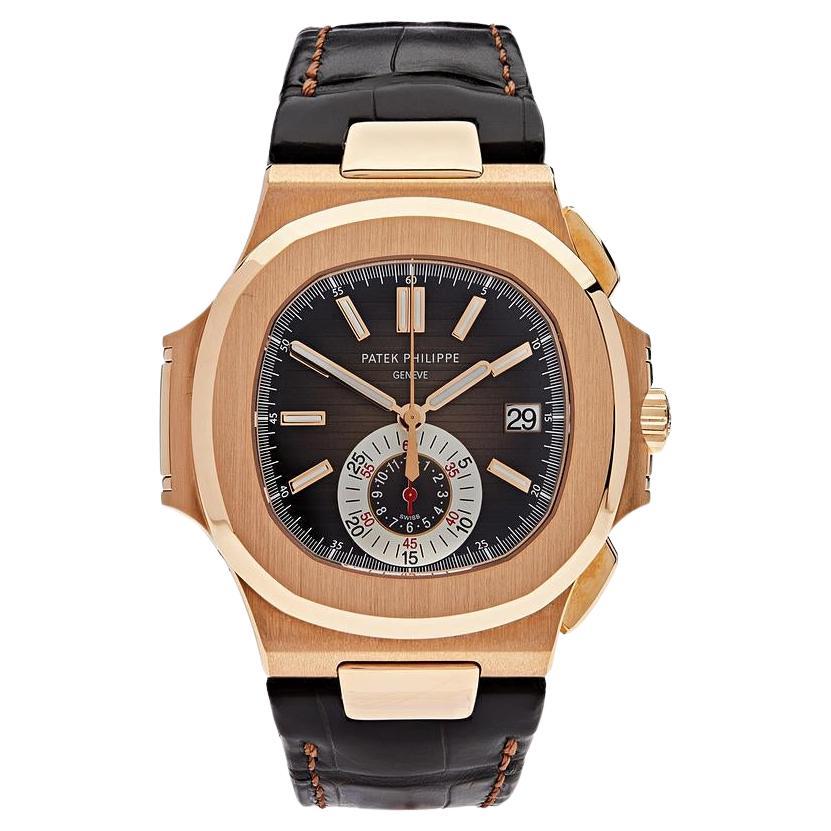 Patek Philippe Nautilus Chronograph Date Rose Gold 5980R-001 '2020'