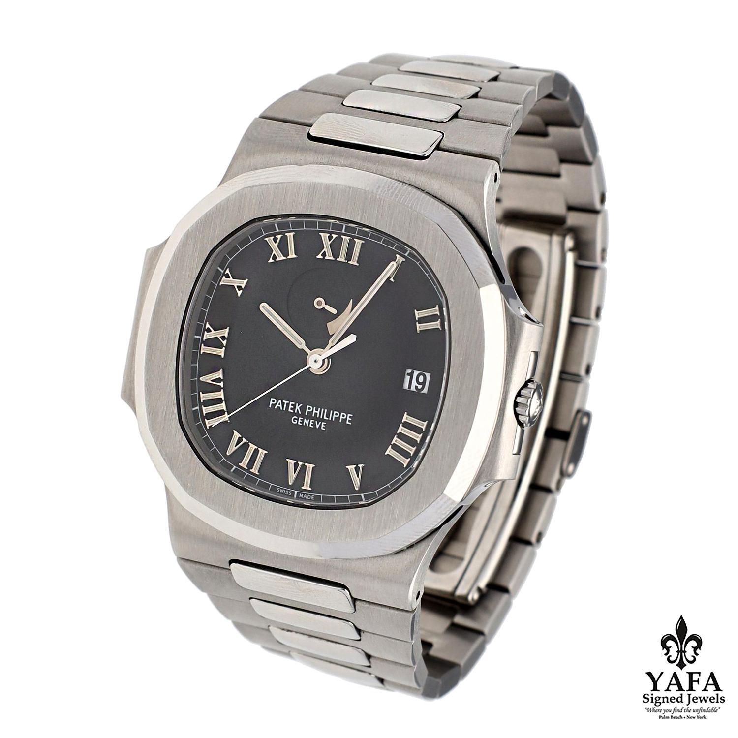 Informazioni di base
- Marchio: Patek Philippe
- Model: Nautilus Comet
- Numero di riferimento: 3710/1A-001
- Movimento: Automatico
Complicazioni  - Riserva di carica
- Dimensioni della cassa: 42 mm
- Quadrante: nero
- Materiale della cassa: Acciaio