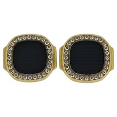 Patek Philippe Nautilus Diamond Cufflinks