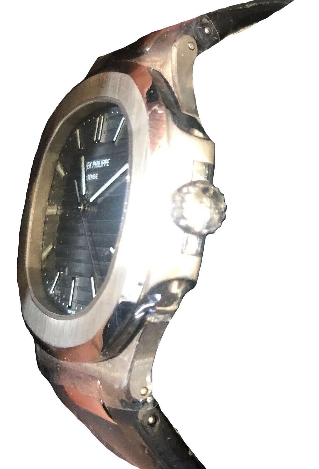 De los hombres Reloj Patek Philippe Nautilus Gris Hombre - 5711G-001 en venta