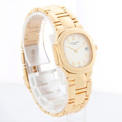Patek Philippe Nautilus Ladies 18k Yellow Gold Watch Ref 4700/51J