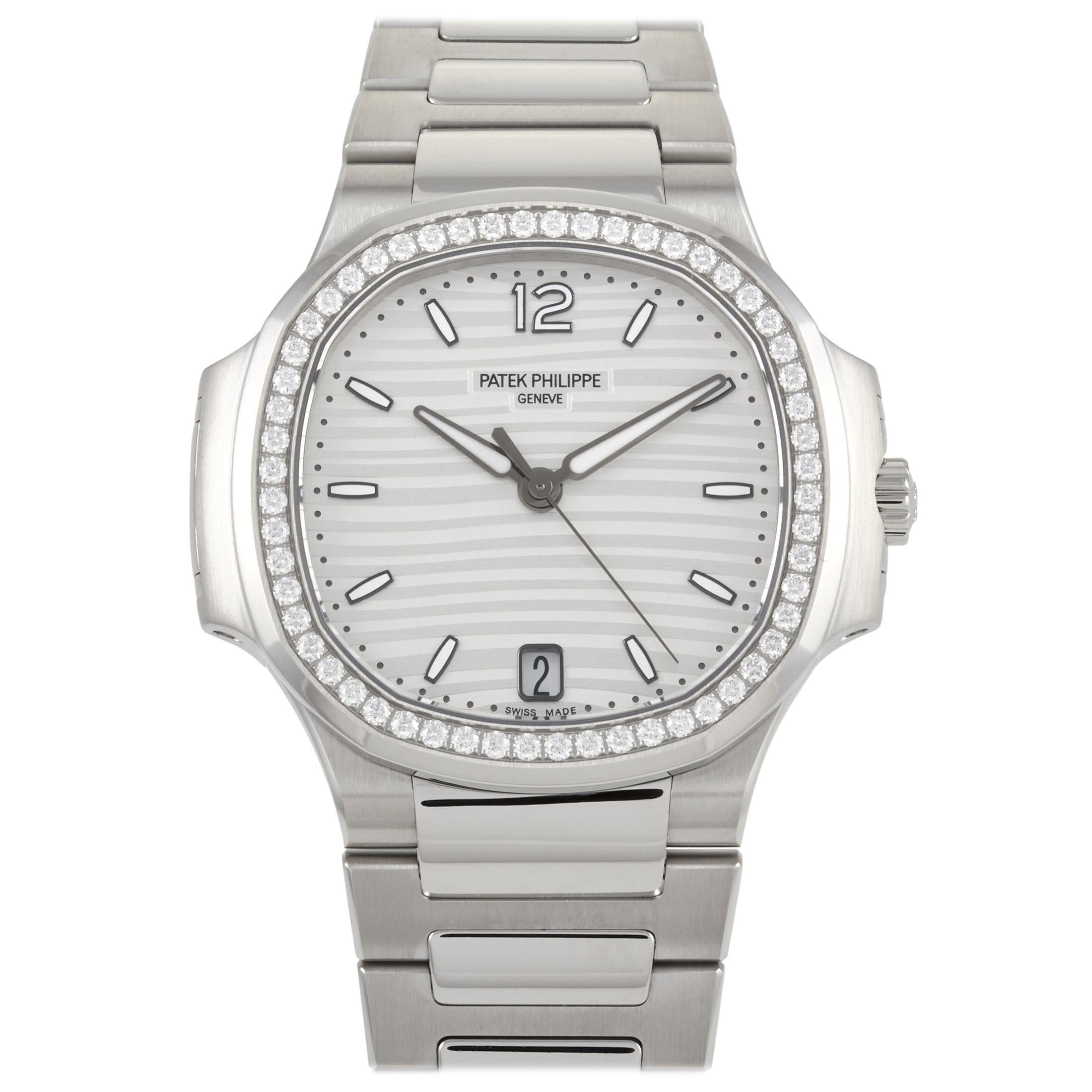 Patek Philippe Nautilus White Dial Automatic Steel Men’s Watch 3800 For ...