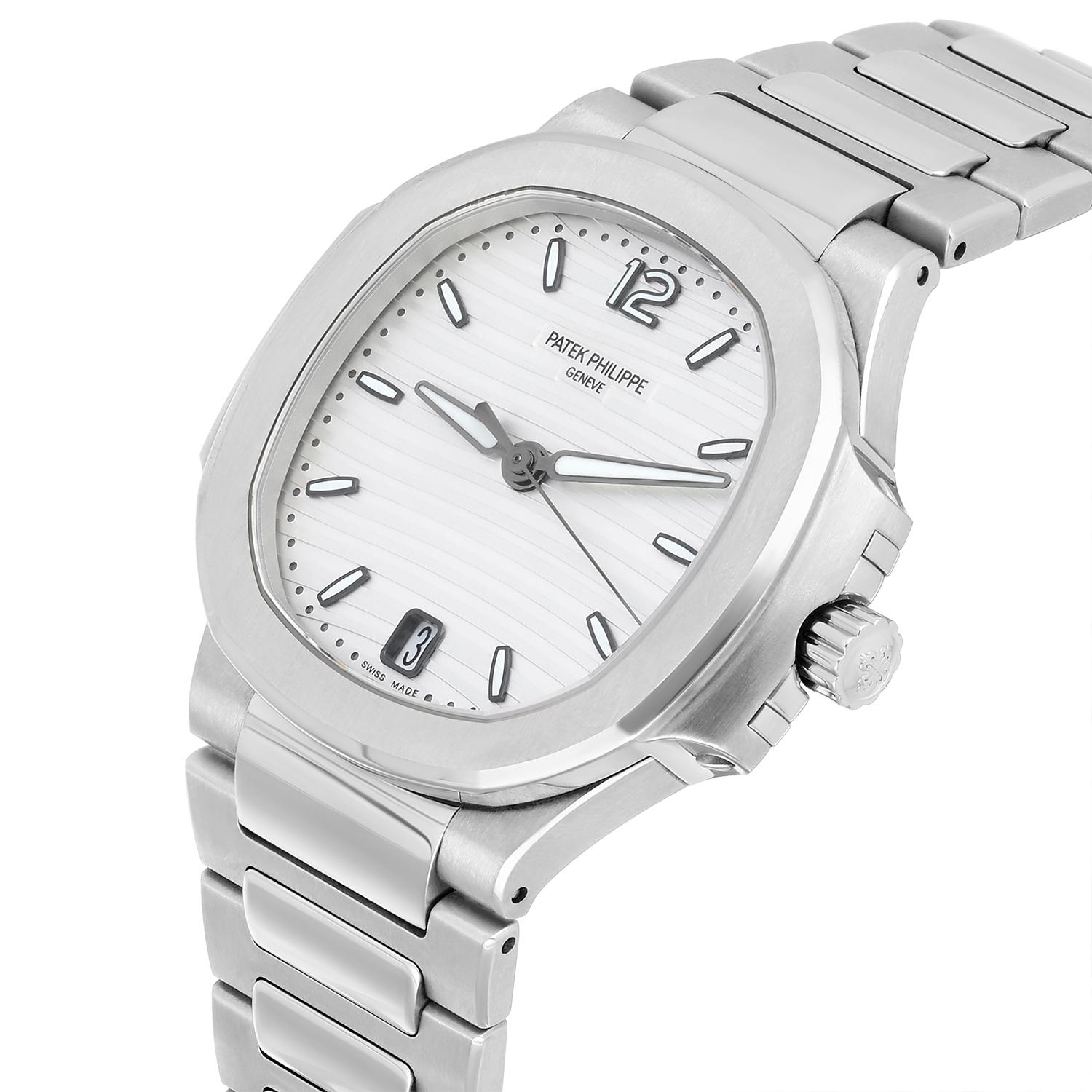Patek Philippe Nautilus Ladies Stainless Steel Watch 7118/1A-010 Complete 2018 For Sale 1