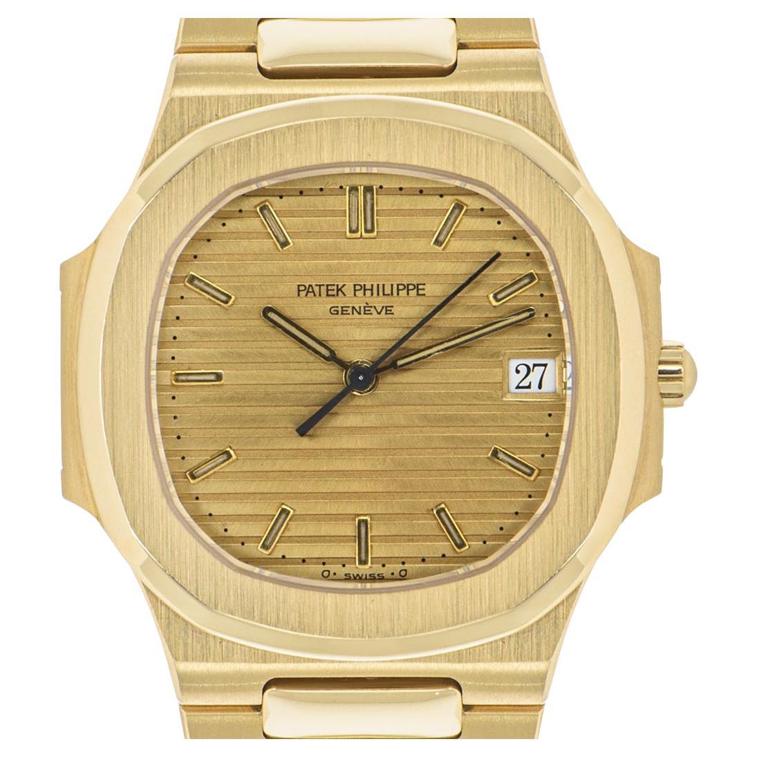 Patek Philippe Nautilus Mid-Size Yellow Gold 3900/001 Watch