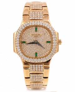 PATEK PHILIPPE NAUTILUS REF. 4700 18K Gold Diamonds & Emeralds