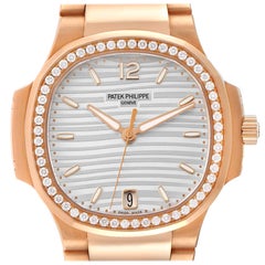 Patek Philippe Nautilus Roségold Diamant Damenuhr 7118 Box Papiere
