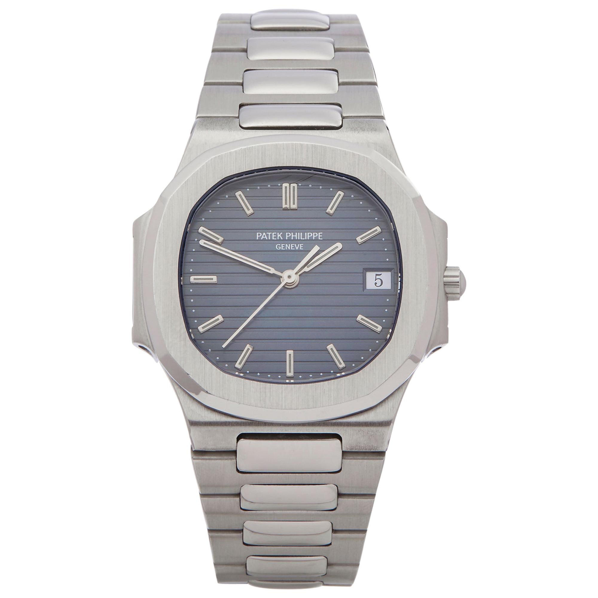 Patek Philippe Nautilus Sigma Dial Stainless Steel 3900 Wristwatch