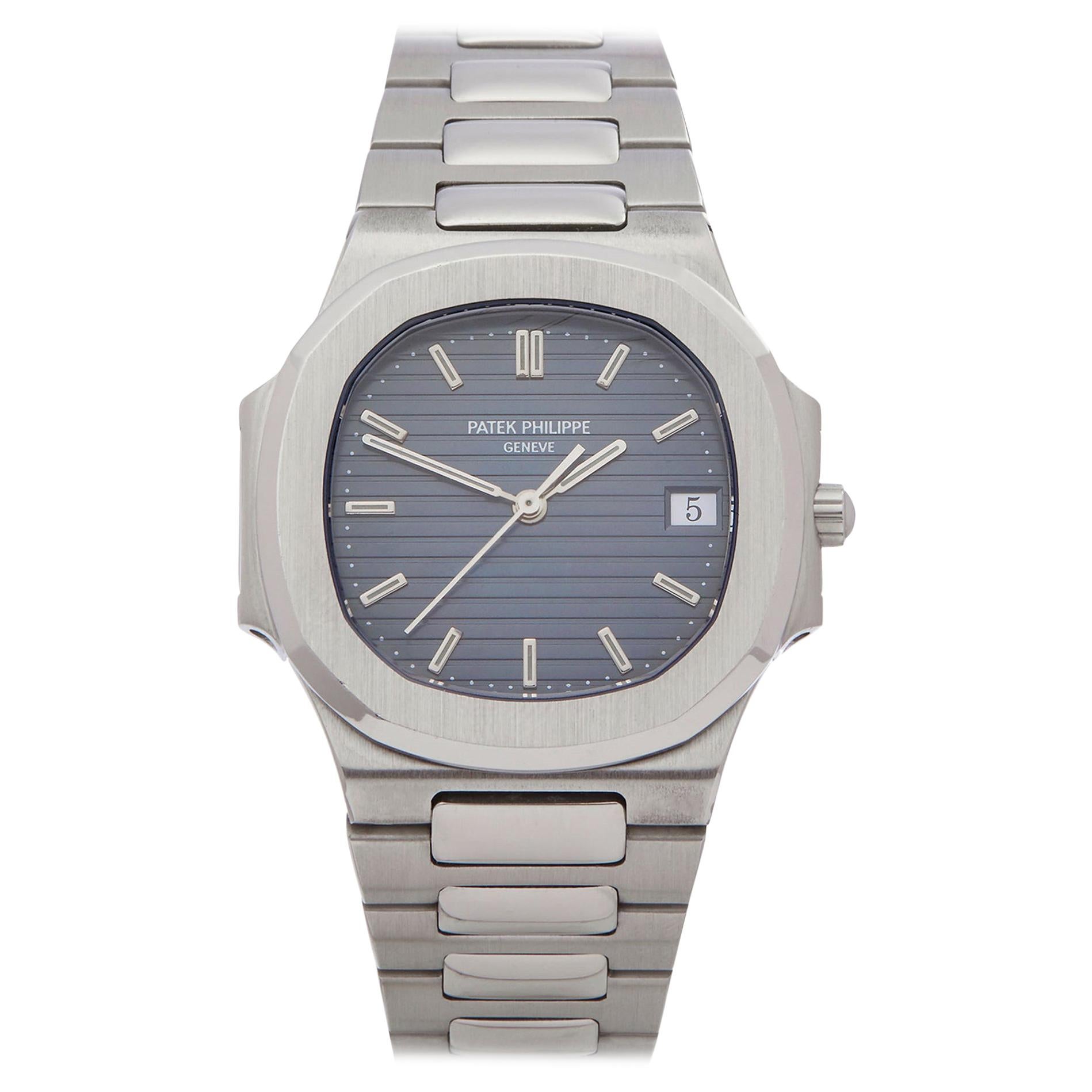 Patek Philippe Nautilus Sigma Dial Stainless Steel 3900 Wristwatch