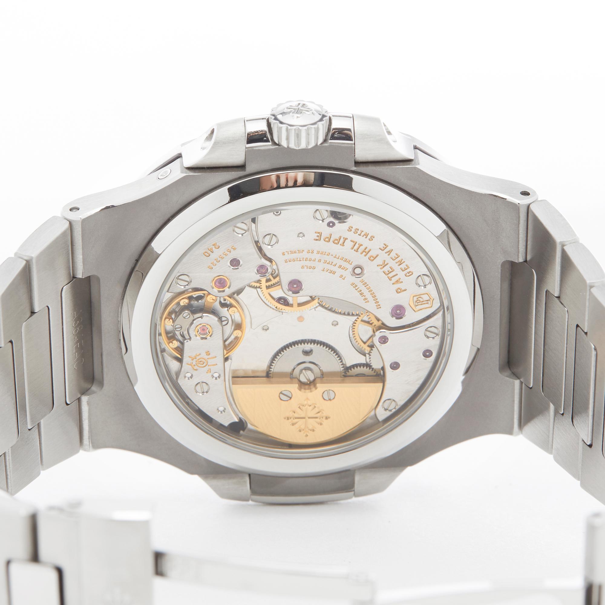 Patek Philippe Nautilus Stainless Steel 5712 Wristwatch In Excellent Condition In Bishops Stortford, Hertfordshire