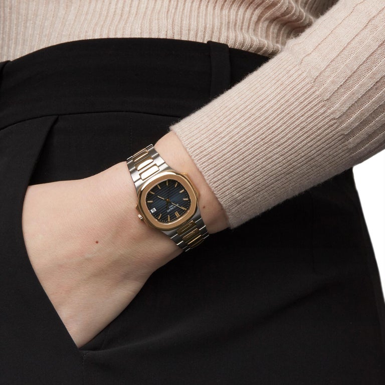 Patek Philippe Nautilus Stainless Steel and Yellow Gold 3900
