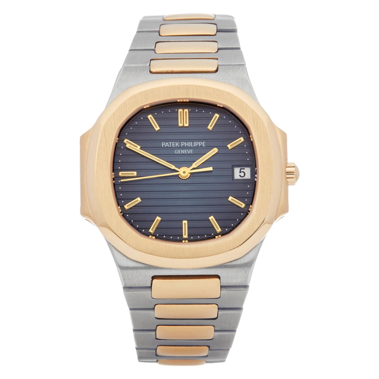 Patek Philippe Nautilus Stainless Steel and Yellow Gold 3900