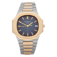 Patek Philippe Nautilus en acier inoxydable et or jaune 3900