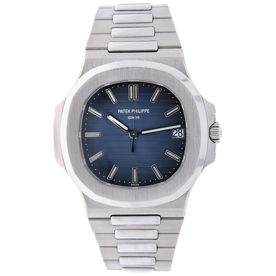 Patek Philippe Nautilus Stainless Steel Blue Dial Watch 5711/1A-010