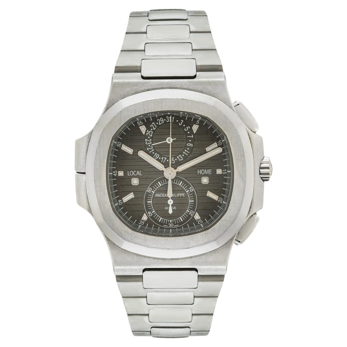 Patek Philippe Nautilus Reisezeit Chronograph 5990/1A-001 im Angebot