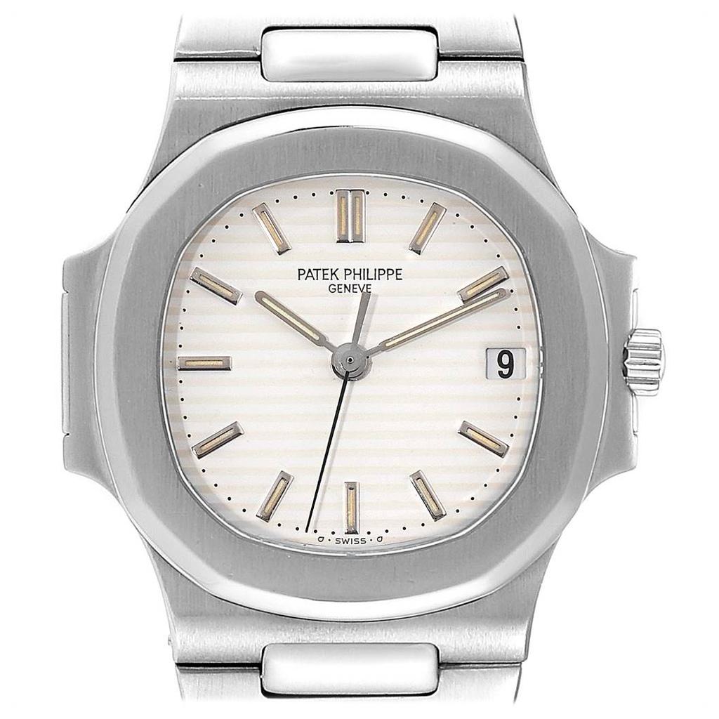 Patek Philippe Nautilus White Dial Automatic Steel Men’s Watch 3800 For ...