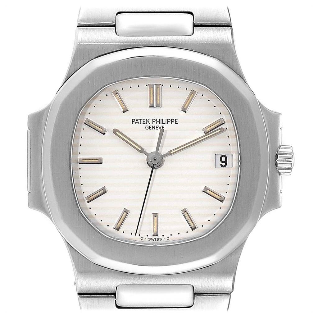 Patek Philippe Nautilus White Dial Automatic Steel Men’s Watch 3800