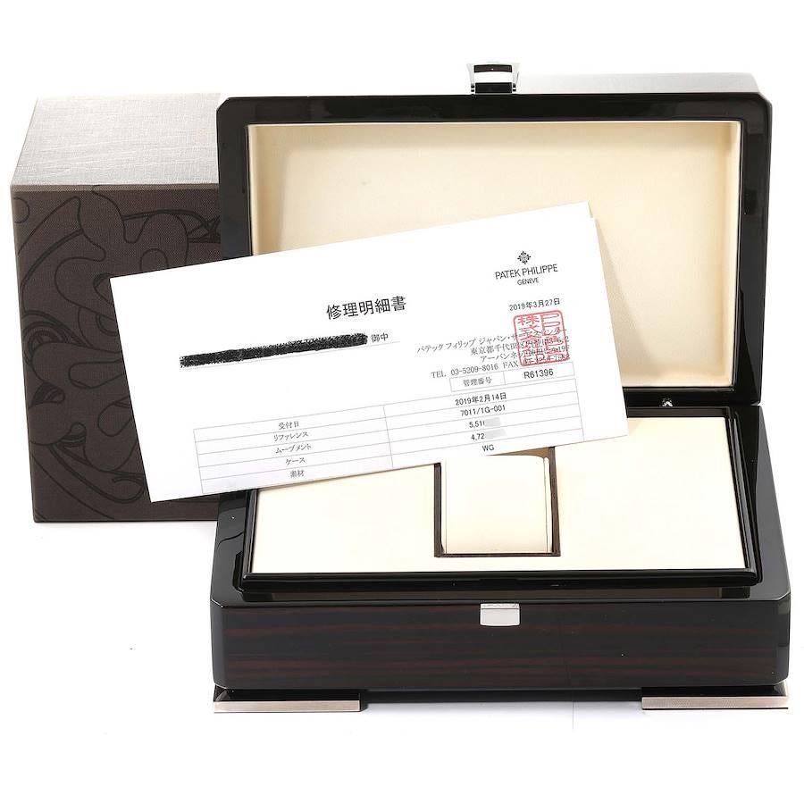 Patek Philippe Nautilus White Gold Silver Dial Ladies Watch 7011 5