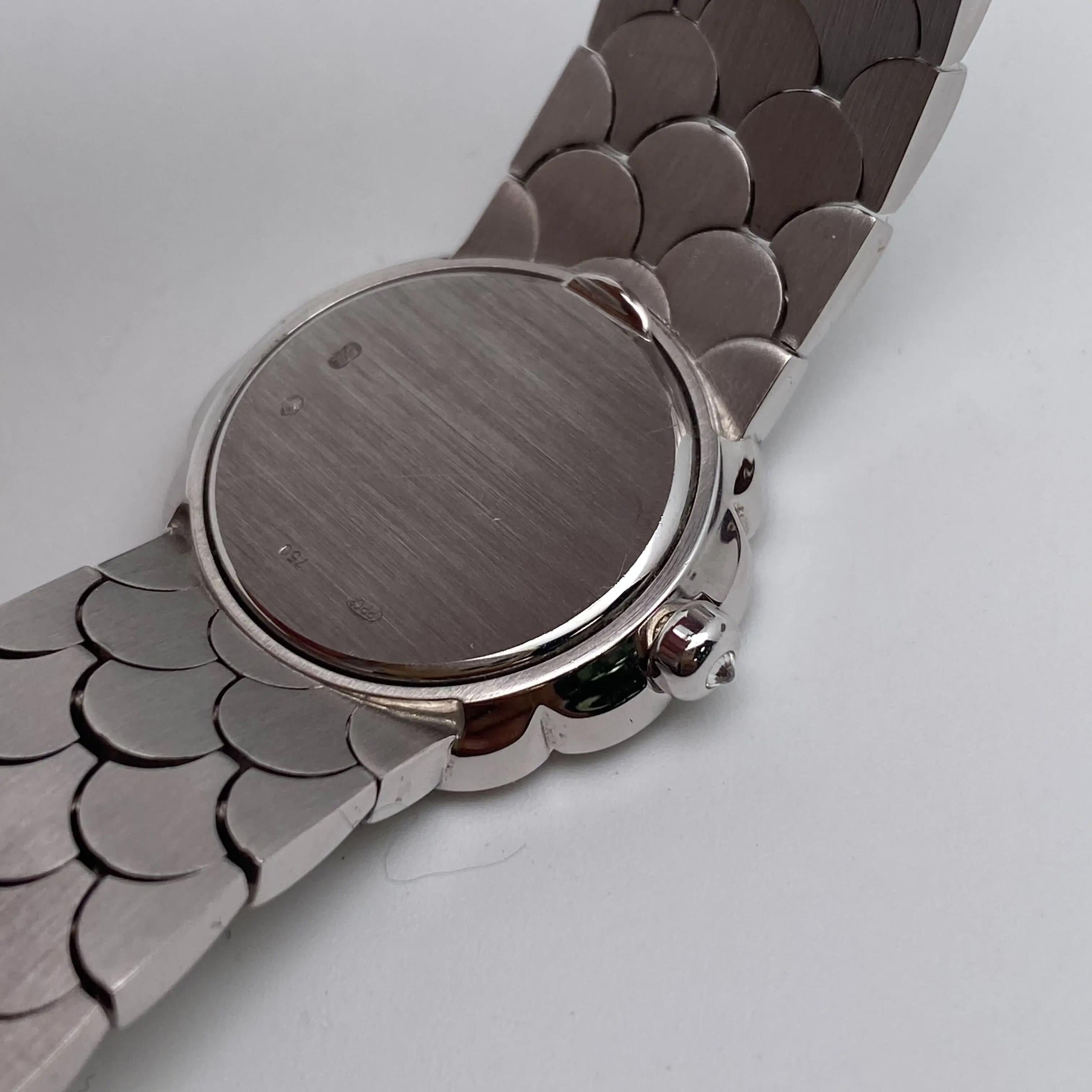 Patek Philippe Neptune 25 mm, oro bianco 18 carati, quadrante con diamanti 4872/3G-001 in vendita 2