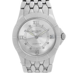 Patek Philippe Neptune Steel Silver Dial Automatic Mens Watch 5080