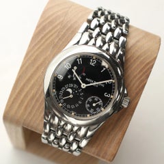 Patek Philippe Neptune 37mm 5085/1A-001 Steel Black Dial Watch