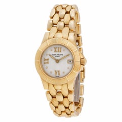 Patek Philippe Neptune 4881/1 18 Karat Yellow Gold Champagne Dial Quartz Watch