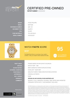 Patek Philippe Neptune 4881-120, Silver Dial, Certified