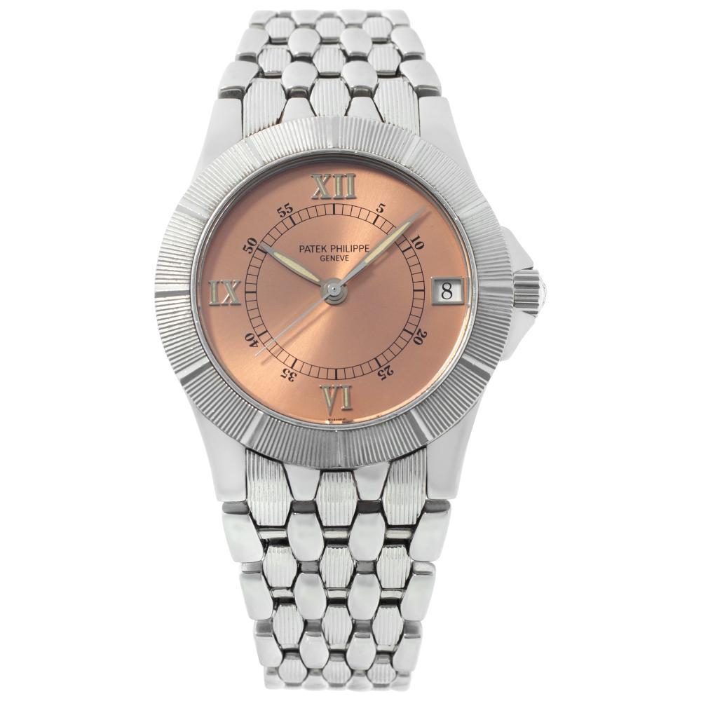 Reloj Patek Philippe Neptune 5080 Acero inoxidable con esfera salmón 36mm Automático