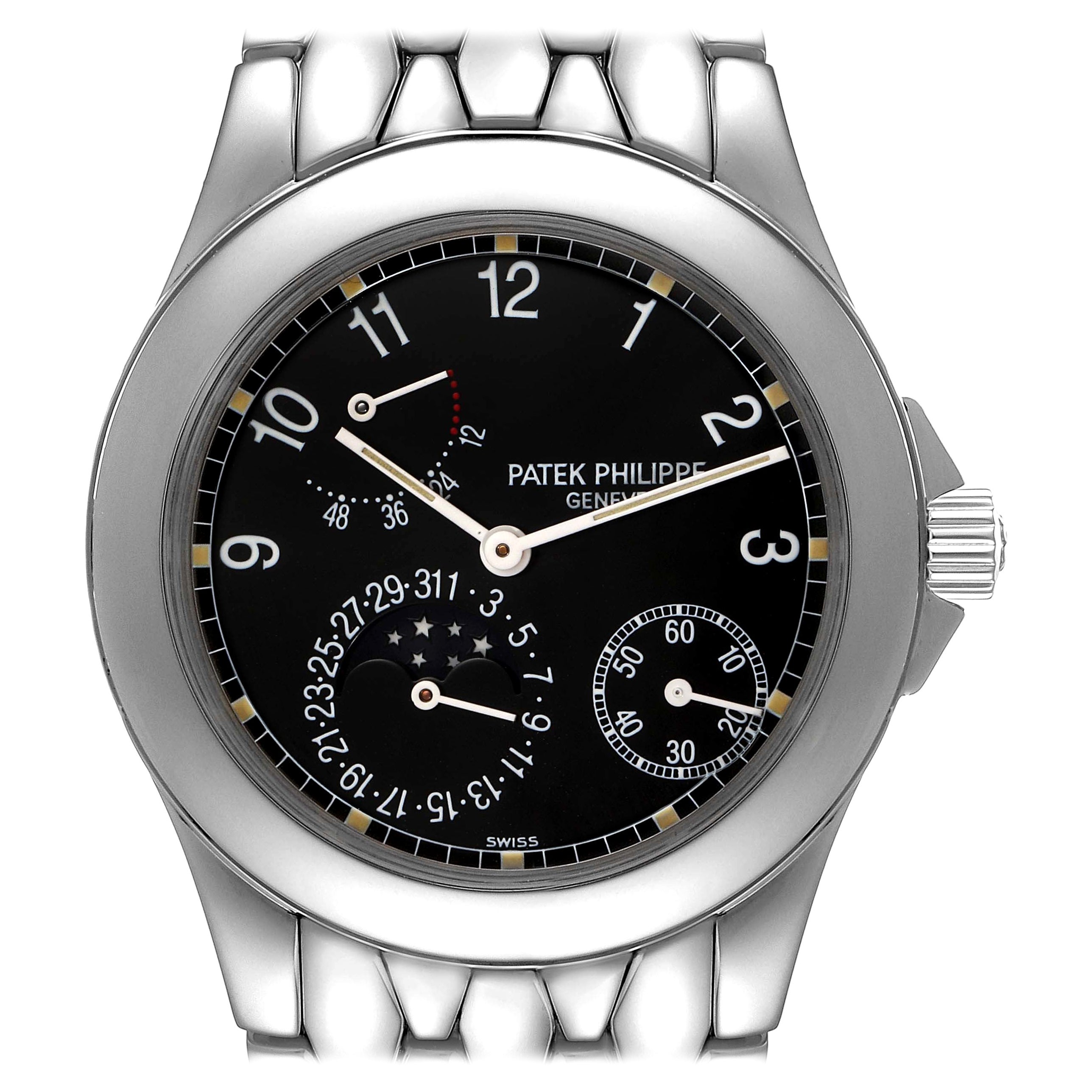 Stahluhr Neptune Moonphase Power Reserve von Patek Philippe, 5085 im Angebot