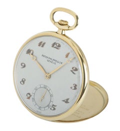 Patek Philippe Open Face Pocket Watch Vintage Yellow Gold 722