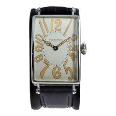 Patek Philippe Oversized Gondolo with Custom Platinum Case from 1900s