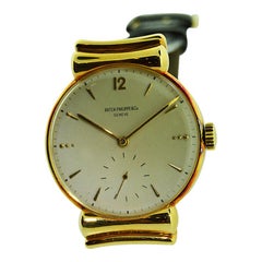 Patek Philippe Überdimensionale Armbanduhr mit Original Zifferblatt aus dem Jahr 1948