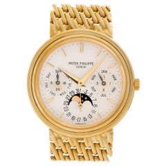 Vintage Patek Philippe Perpetual Calendar 3945/001J, Beige Dial, Certified