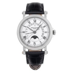Patek Philippe Perpetual Calendar 5059P Platinum White dial 36mm Automatic watch