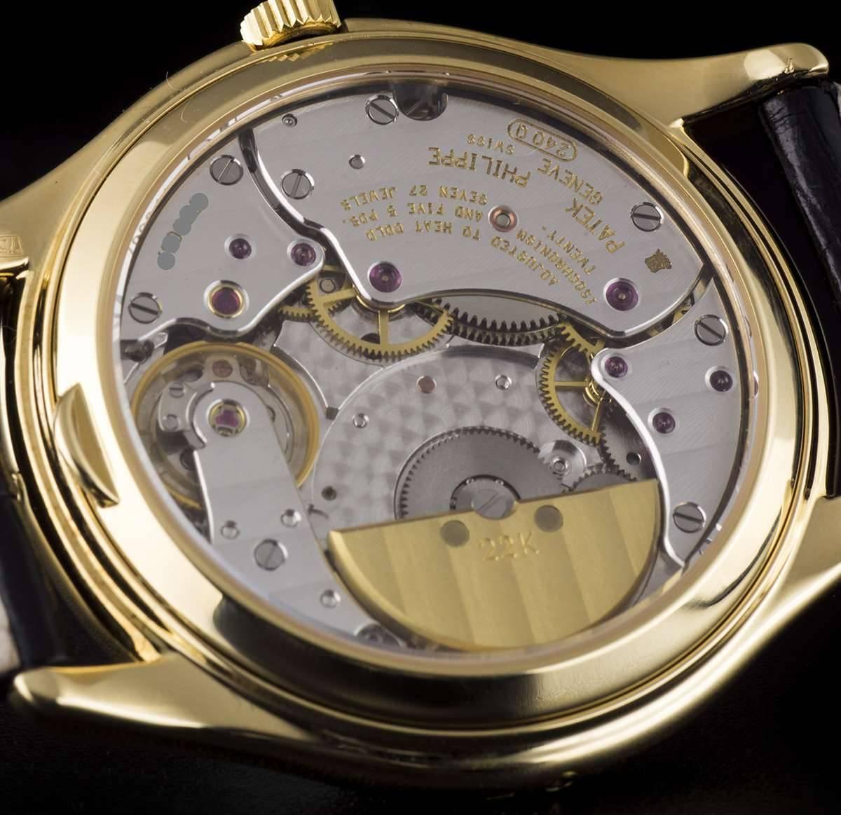 Patek Philippe Yellow Gold Perpetual Calendar Automatic Wristwatch Ref 3940J  2