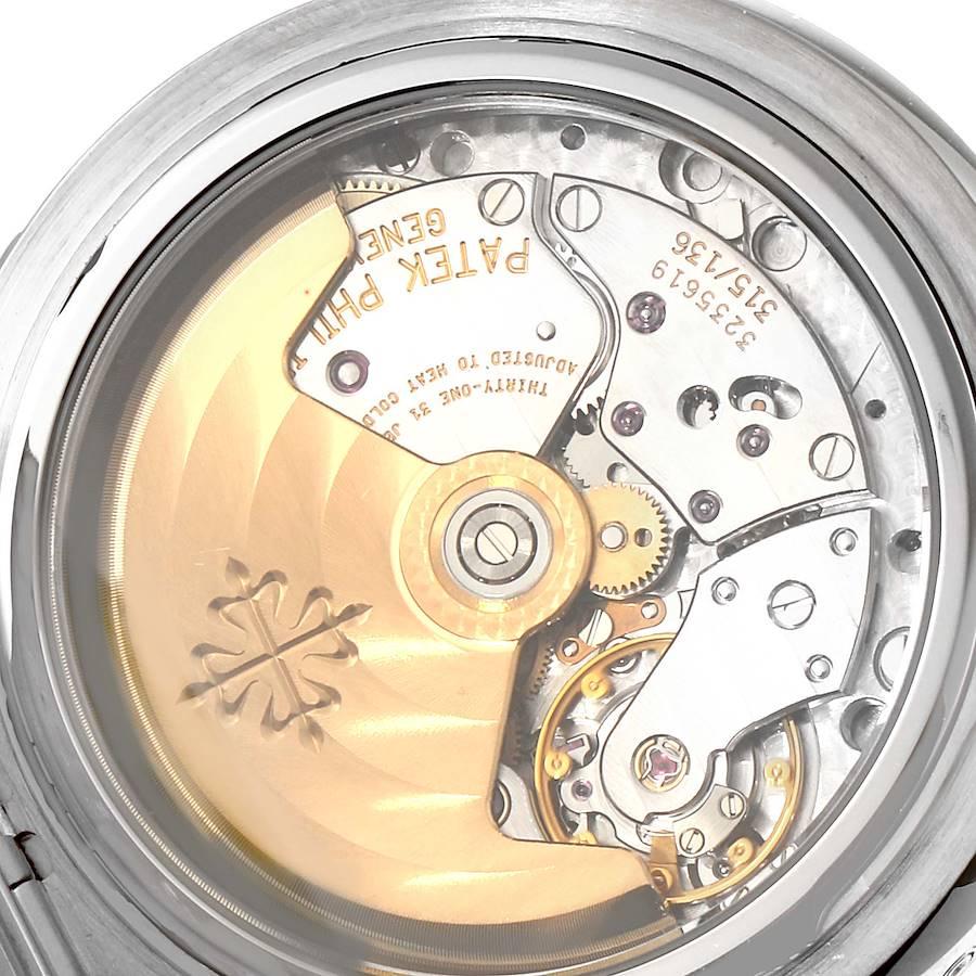 18 Karat Weißgold Herrenuhr Patek Philippe Ewiger Kalender Retrograde 5059 im Angebot 3