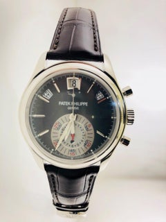 Patek Philippe Platinum Annual Cal Chron 5960p-001 Watch