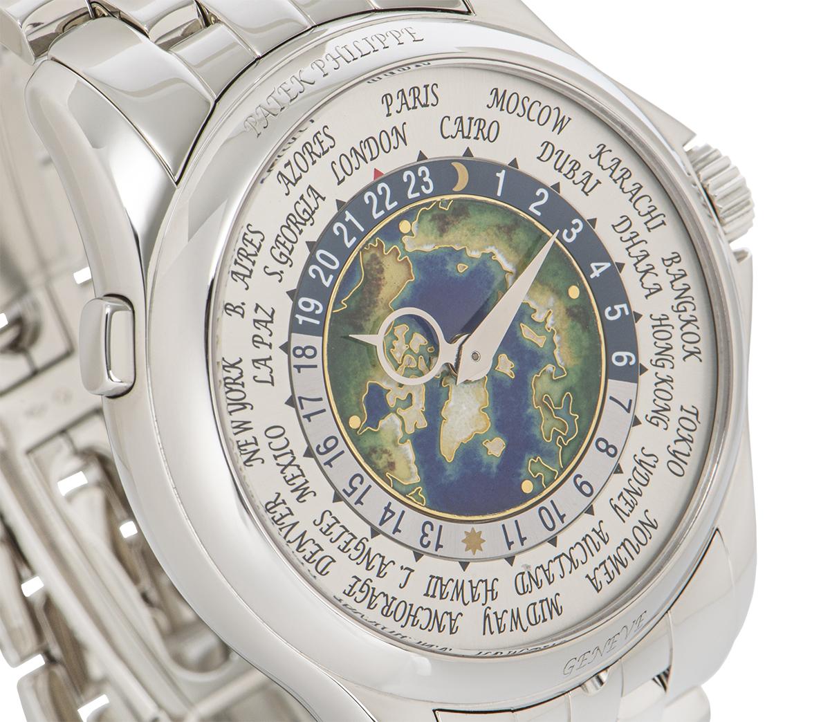  Patek Philippe Platinum Complications World Time Watch 5131/1P-001 Pour hommes 